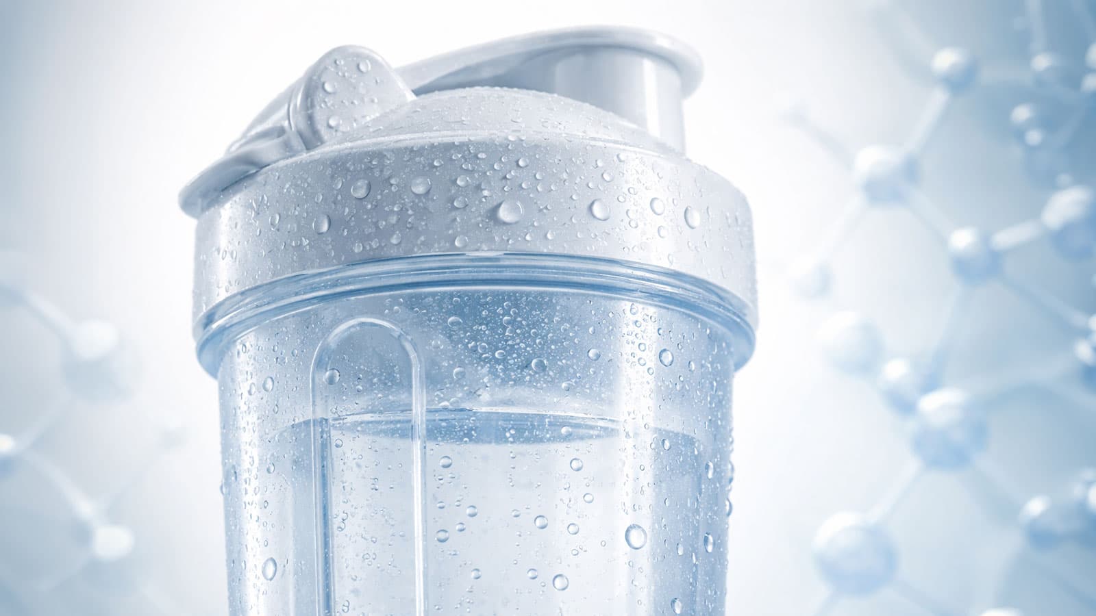 BPA-freie Trinkflasche aus hochwertigem Kunststoff mit Sicherheitssymbol